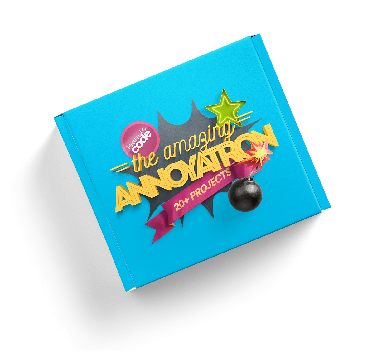 The Amazing Annoyatron is an award-winning tech kit that teaches kids how to code.