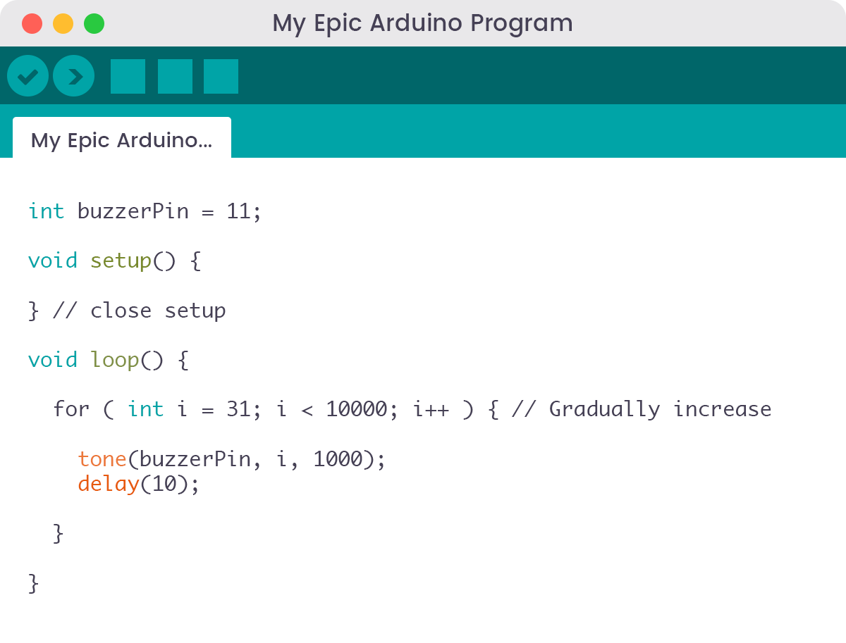 The Arduino software environment