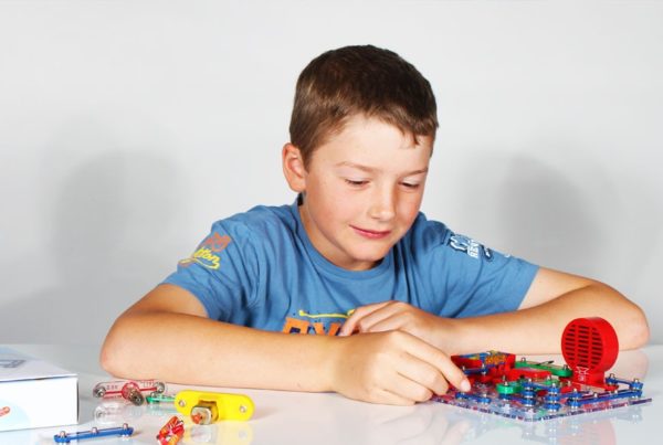 The ClipCircuit Electrolab from EduKits is perfect for kids aged 7+