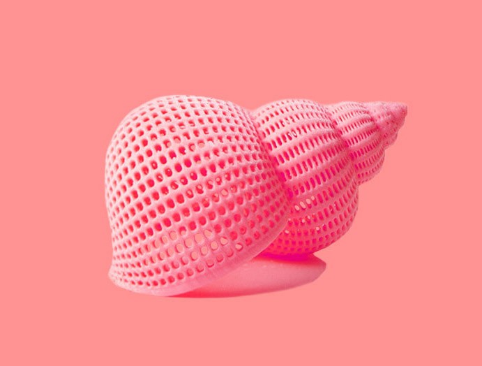 Pink art made on the UP Mini 2